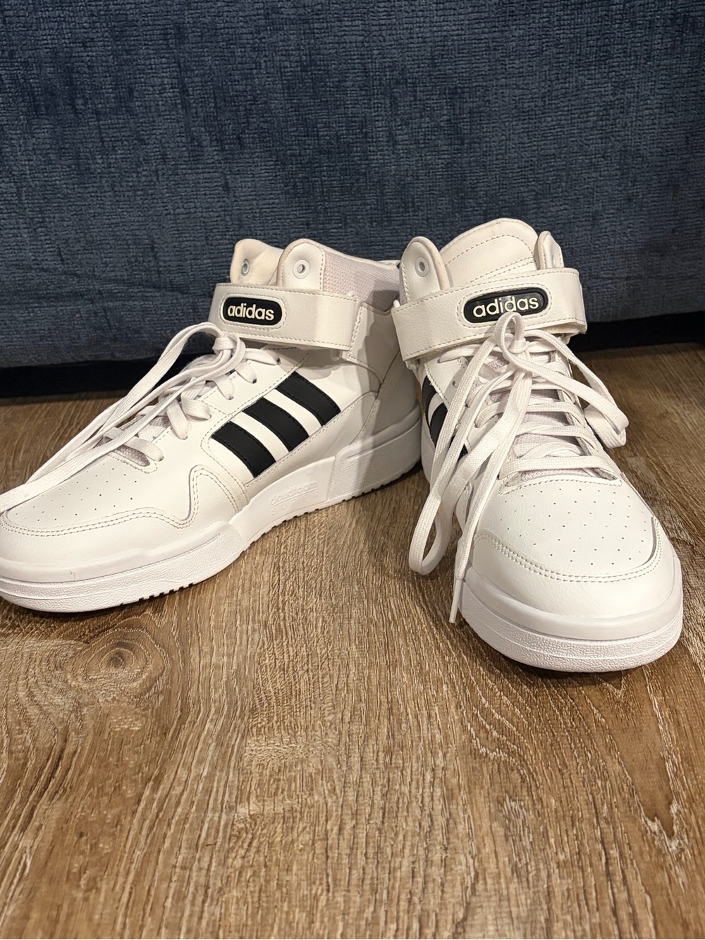 Adidas White High-Top Sneakers